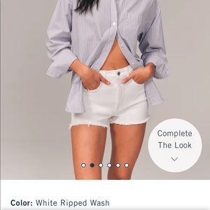 Abercrombie High Rise Mom Shorts
